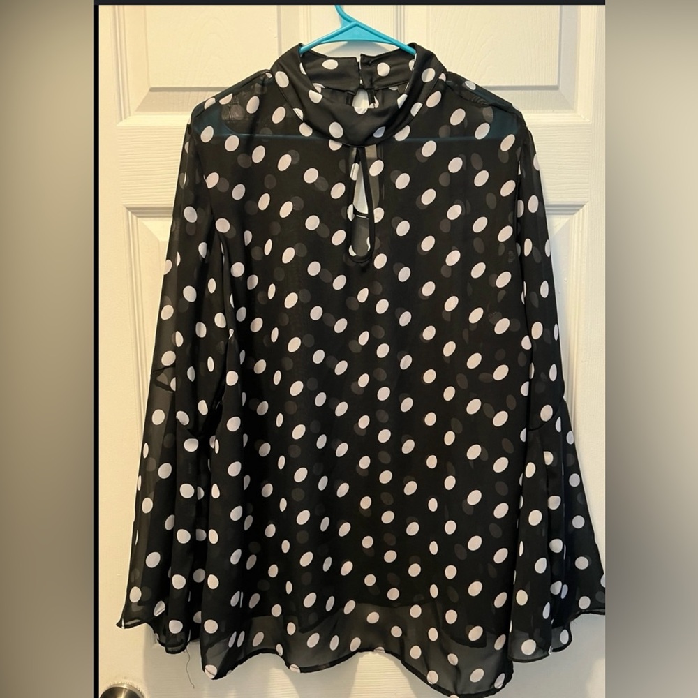 Ashley Stewart Bell Sleeve Blouse!